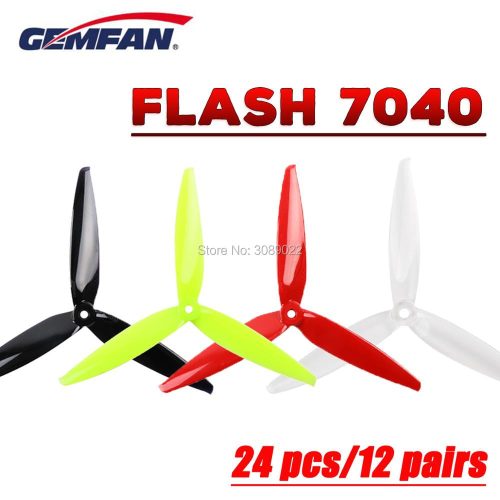 24 Chiếc/12 Đôi Gemfan Flash 7 - đánh giá và giá Rc Helicopter Blade