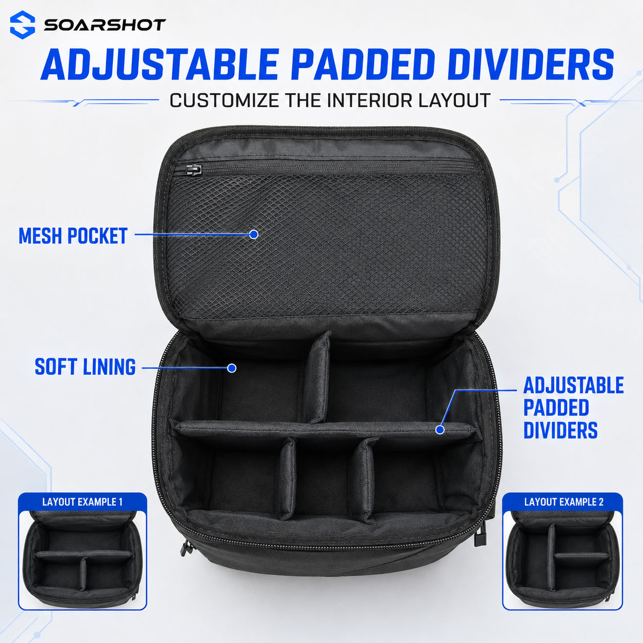 SOARSHOT Carrying Case for DJI - đánh giá và giá Rc Helicopter Bag